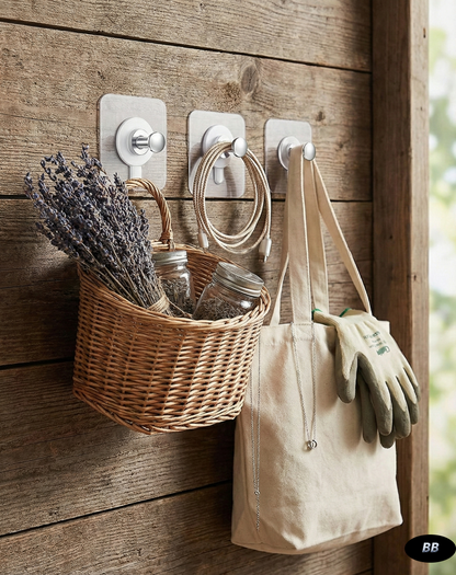 Transparent Adhesive Wall Hooks, Heavy Duty Waterproof & Rustproof Utility Hooks, No-Nail Self Adhesive Hangers for Loofah, Coats, and Kitchen Utensils, Renter Friendly & Dorm Essential (Pack of 10/20/30)